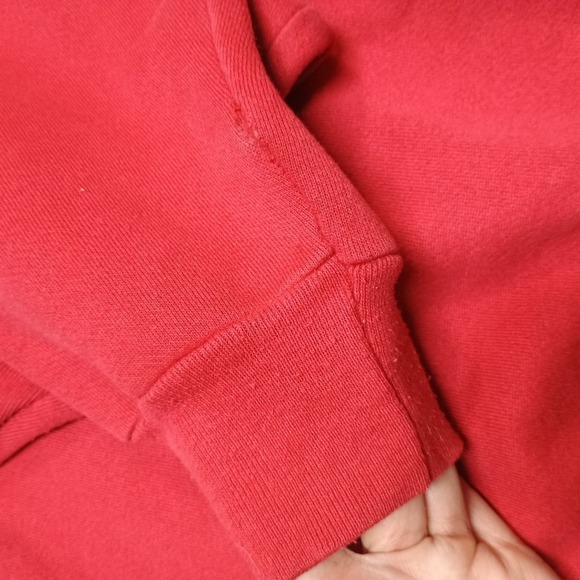 Vintage 1992 Trench Chicago Bulls NBA Red Crewneck Sweatshirt XL - Picture 6 of 9